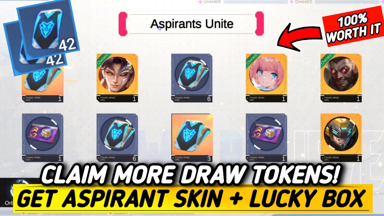 CLAIM EXTRA TOKENS!! DRAW ASPIRANT RESALE 2026 (💯 WORTH IT)! - MLBB
