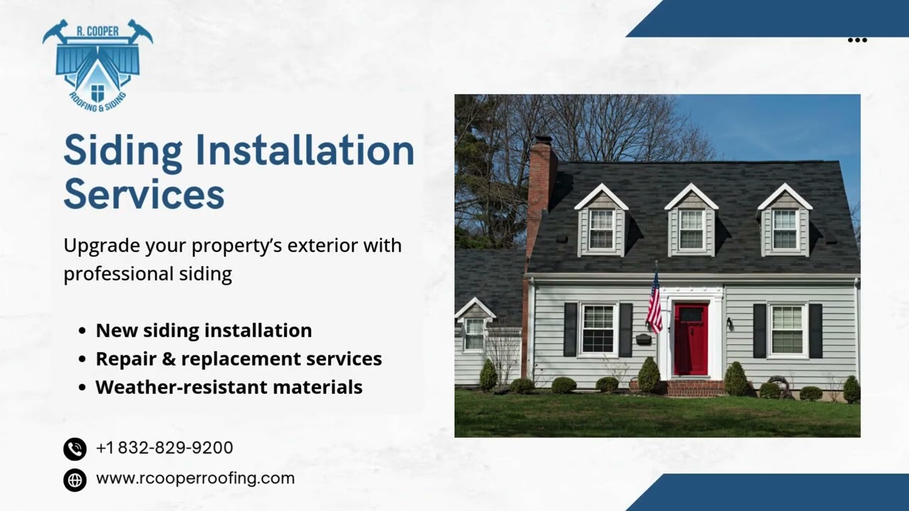 Roofing Company in Sugar Land for Homes & Businesses - R. Cooper Roofing & Siding