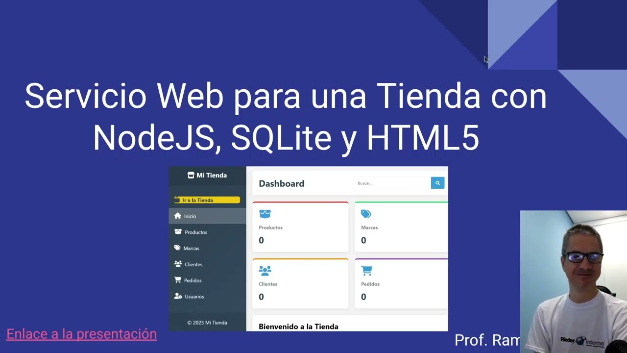 Servicio Web para una Tienda con NodeJS, SQLite y HTML5 | Prof. Ramiro Estigarribia