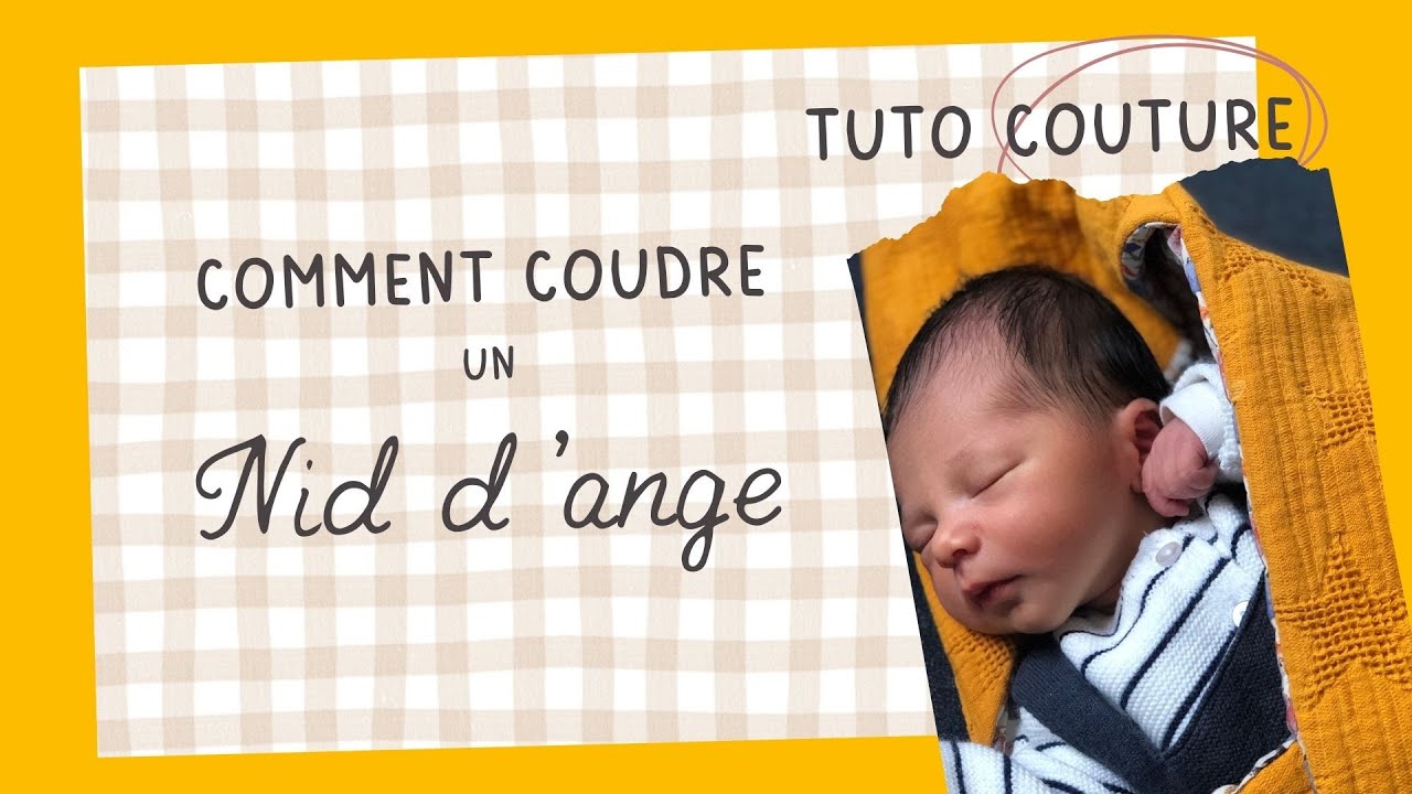 Couture : comment coudre l'indispensable pour bébé : une couverture nid d'ange - Happy as a bee