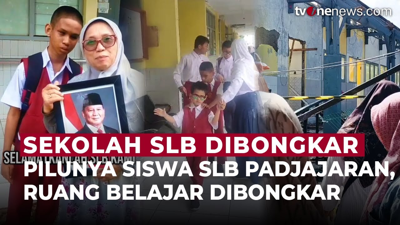 Demi Sekolah Rakyat, Ruang Belajar SLB Dibongkar, Siswa Menangis | OneNews Update