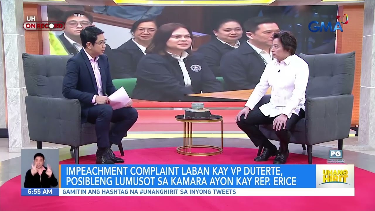Kampo ni VP Sara, naniniwalang wala siyang ginawang impeachable offense | Unang Hirit
