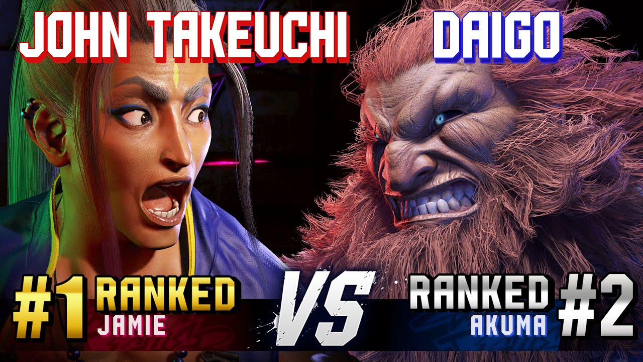 SF6 ▰ JOHN TAKEUCHI (#1 Ranked Jamie) vs DAIGO (#2 Ranked Akuma) ▰ High Level Gameplay