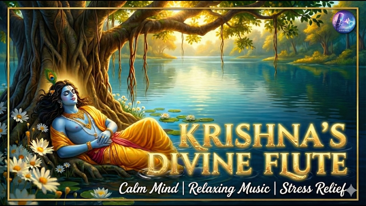 Krishna’s Divine Flute 🦚 | Peaceful Bansuri for Deep Meditation, Healing & Positive Energy - ABM