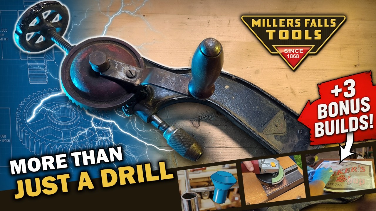 WATCH the TRANSFORMATION: Restoring & DISSECTING the 207 Bench Drill! | Hand Tool Restoration