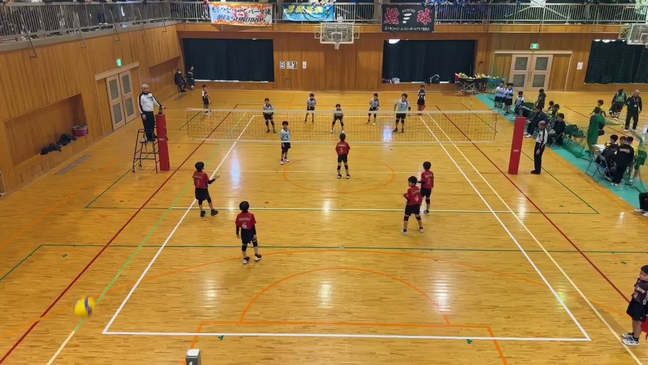 倉本地区予選vs五十市２セット勝ち