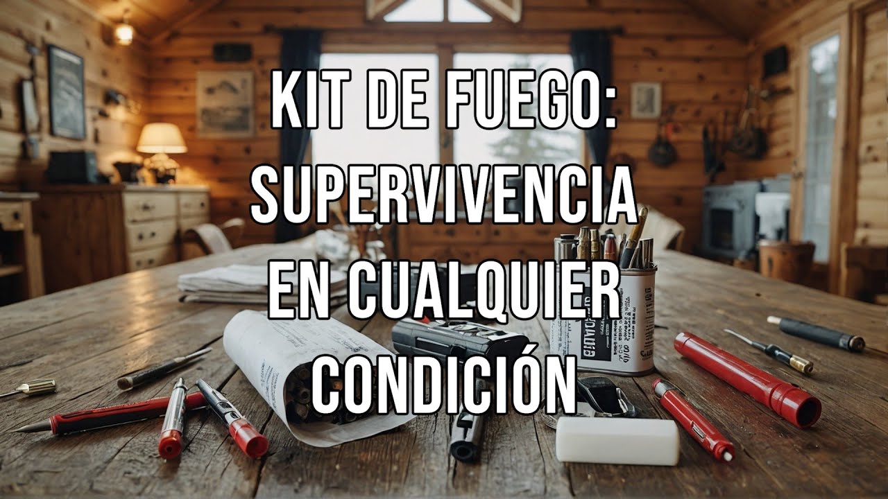 Kit de Fuego Supervivencia en Cualquier Condición 1030P