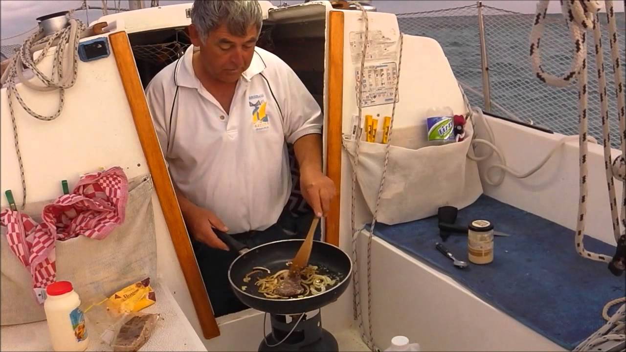 Brisbane to Whitsundays 19 Gourmet cooking on a small boat Fitzroy Reef