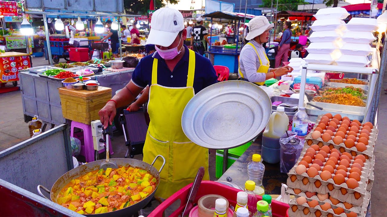 Real Street MasterChef!? Non-Stop Cooking Various Khmer-Thai Dishes - Cambodian Street Food