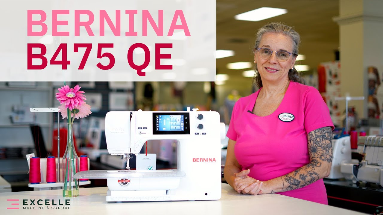 Bernina 475 QE & version limitée Kaffe | Présentation de la Machine à Coudre