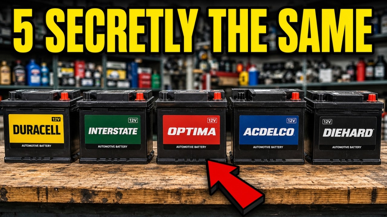 5 Car Battery Brands Secretly the Same (And the One That's Different)