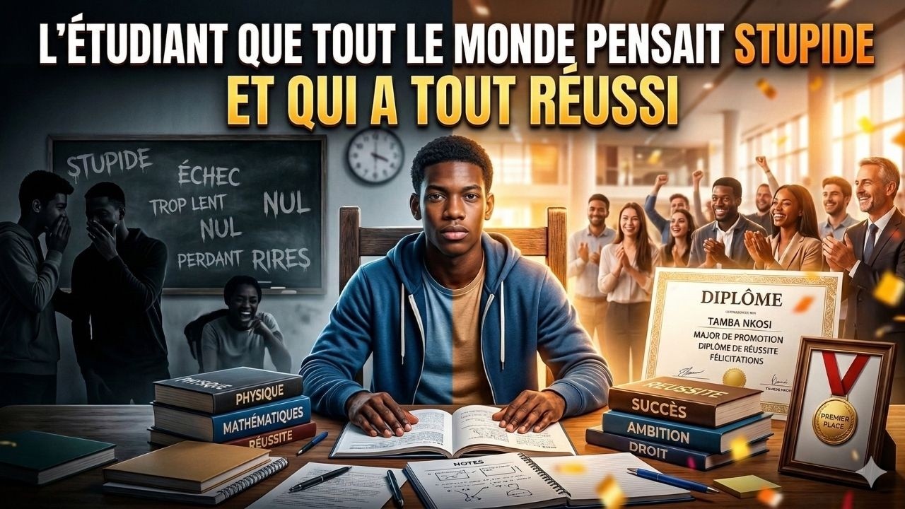 L’étudiant que tout le monde pensait stupide… et qui a tout réussi #motivation