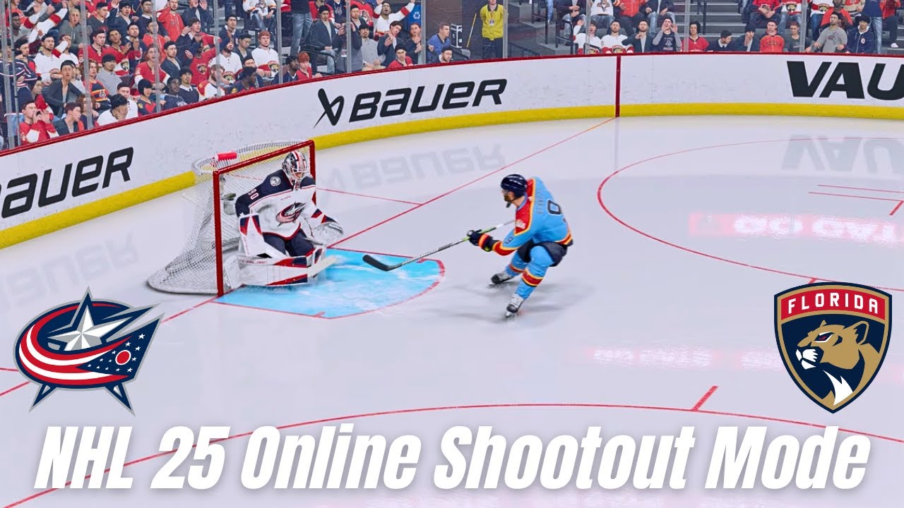 NHL 25 - The Shootout That You Will Never Forget! | Blue Jackets vs. Panthers | Shootout Mode | PS5