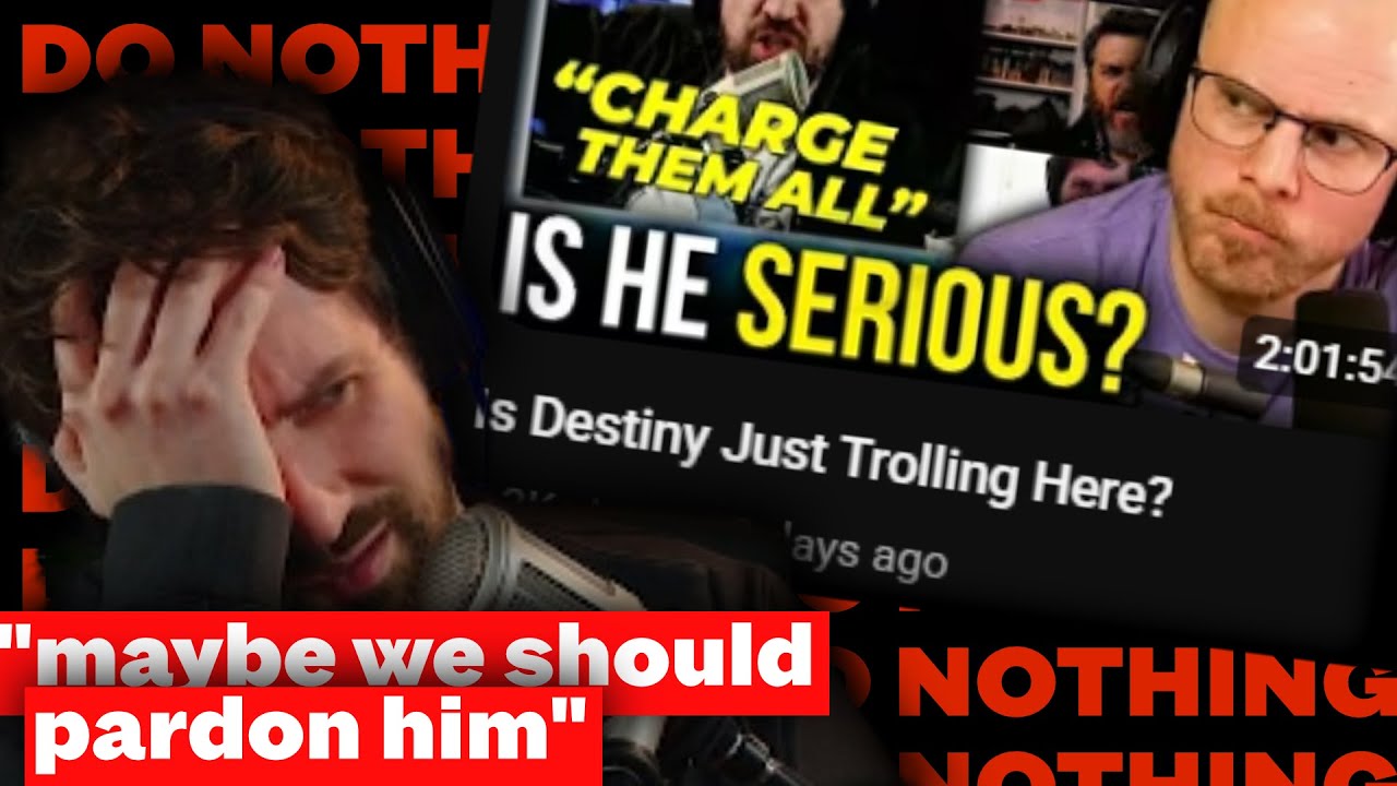 Destiny Reacts to Hutch's Coverage of his Debate but i cut out all of hutch's tangents & pauses....