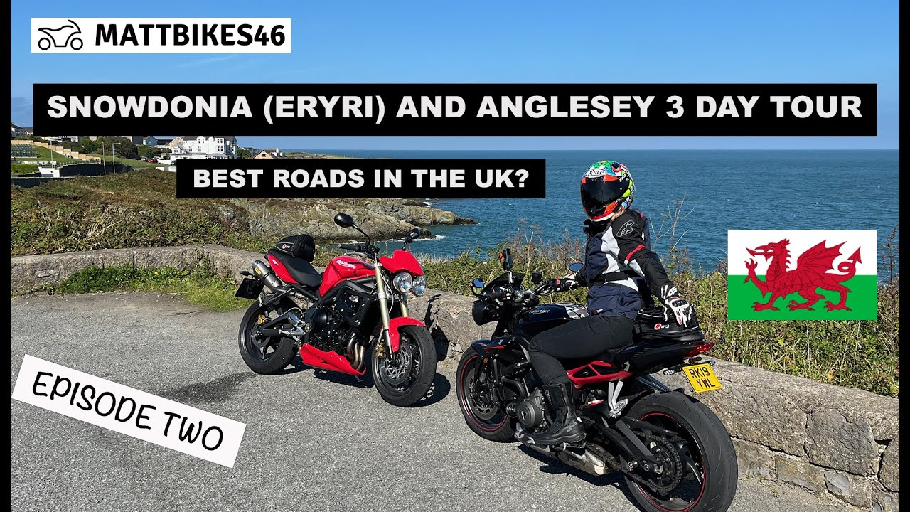 A 3 day motorcycle tour around Snowdonia and Anglesey, UKs Best Roads? Episode 2