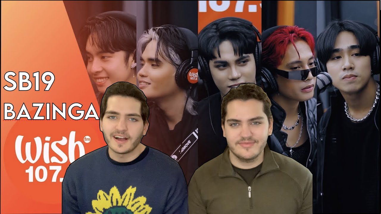 Twin Musicians REACT | SB19 - BAZINGA | Live on Wish 107.5 Bus