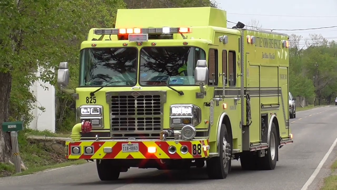 [Little York Fire Department] Outside Fire Response (E88, B81, D82)