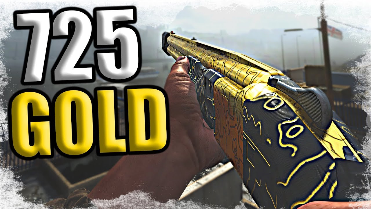 ЗОЛОТОЙ ДРОБОВИК 725! - Игровой процесс Modern Warfare Gold Camo 725 (лучший класс MW 725)