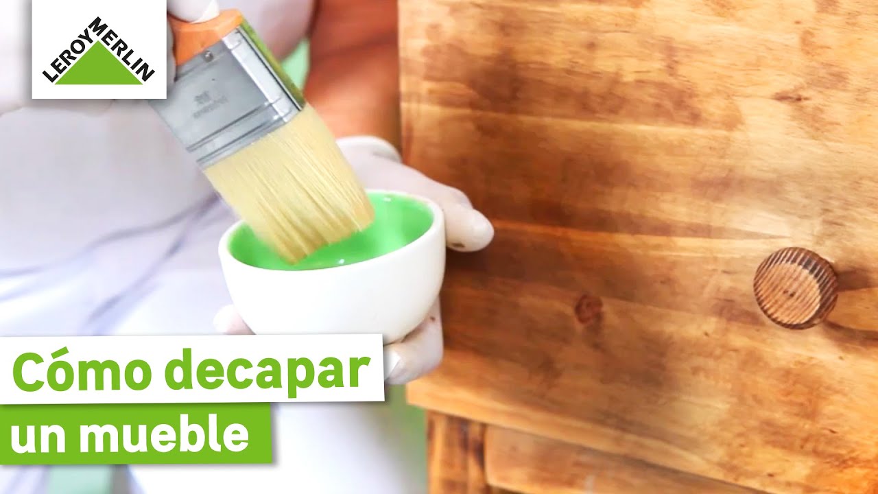 C&oacute;mo decapar un mueble de madera I LEROY MERLIN