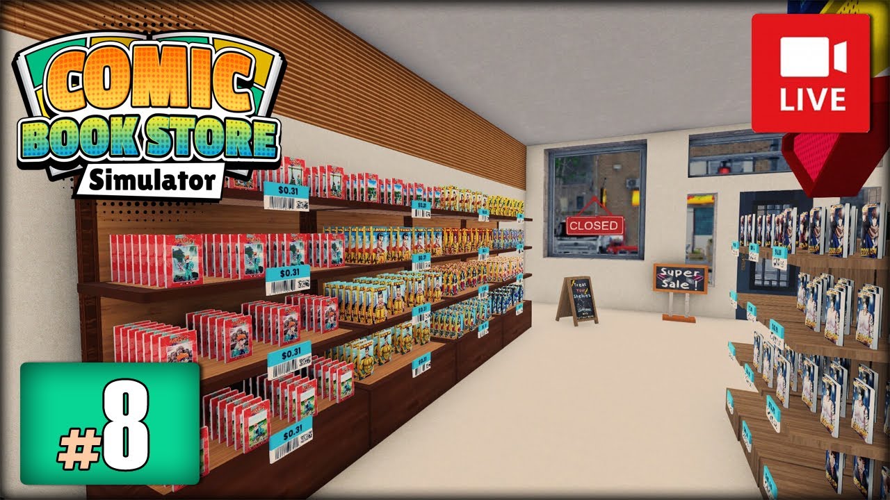 [Archiwum] Live - COMIC BOOK STORE SIMULATOR /8 - #simulator