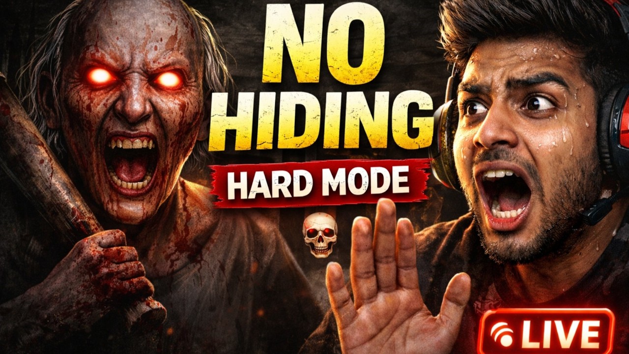 No Hiding in Granny Hard Mode&hellip; I Regret This 💀😨 #granny #grannylegacy #horrorgaming #gaming #live