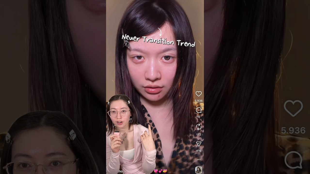 Ahhhh ich wei&szlig; nicht ob das was geworden ist😭😭😩 #transition #makeuptransition #douyinmakeup