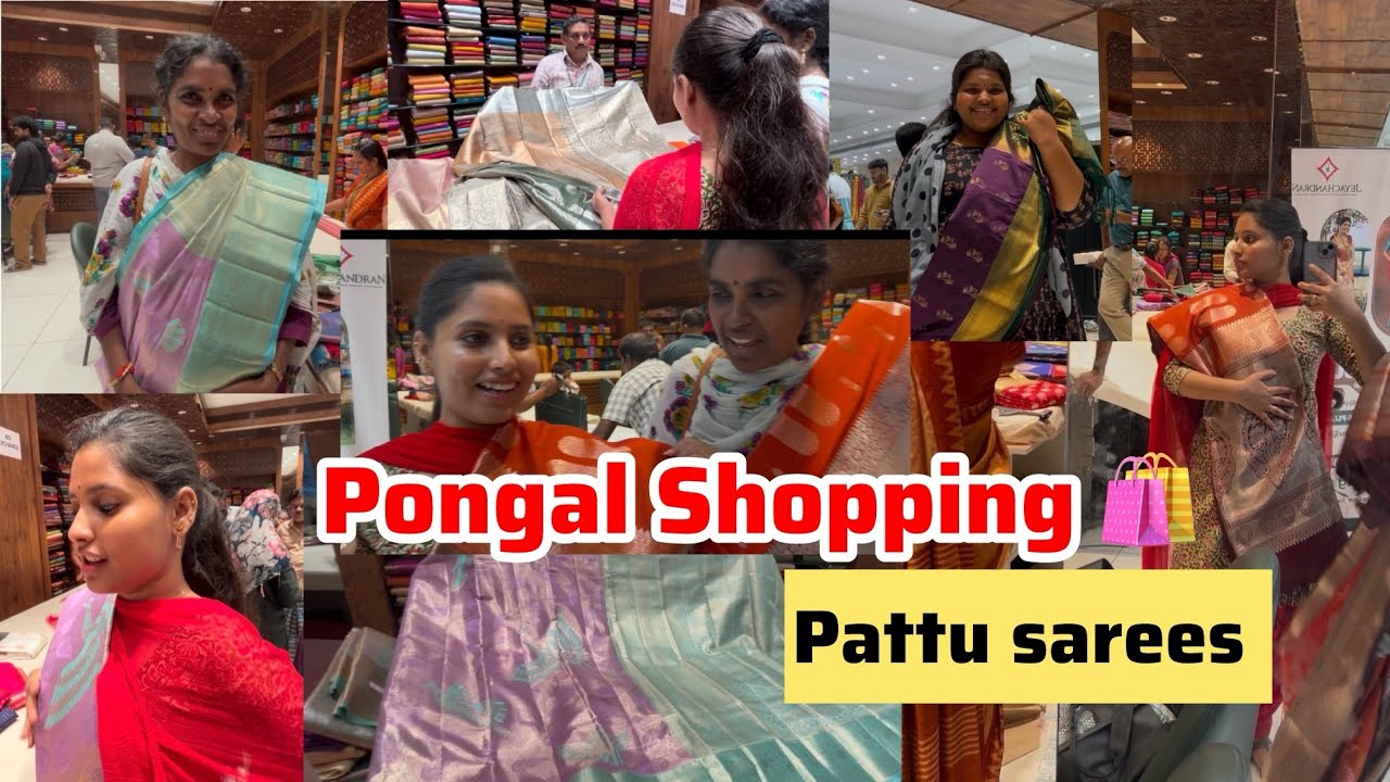 Pongal Special Pattu Saree Shopping 🪔🌾 |  Traditional Silk Sarees for Festival | Pongal Shopping 🛍️ 