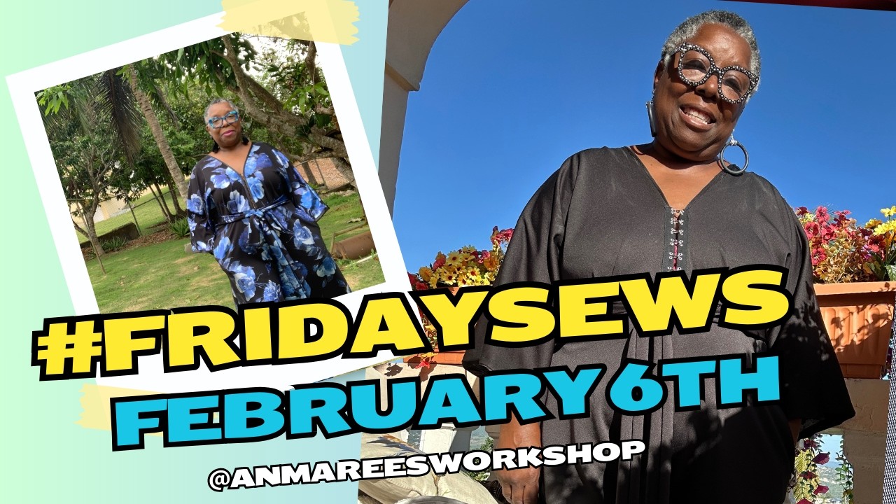 What I Sewed this Week | #FridaySews February 6th 2025 upcycling Vogue 1735 Jumpsuit