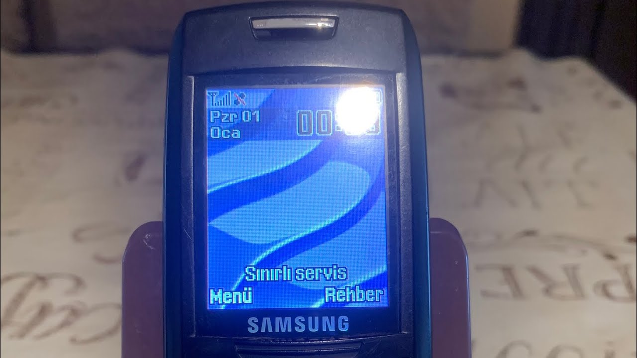Samsung. E250 zil sesi ve mesaj sesi