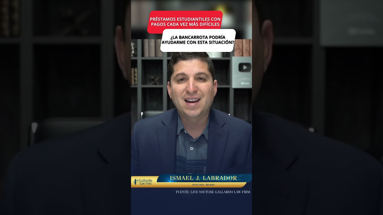 Pr&eacute;stamos estudiantiles con pagos cada vez m&aacute;s dif&iacute;ciles. &iquest;La bancarrota podr&iacute;a se la soluci&oacute;n?