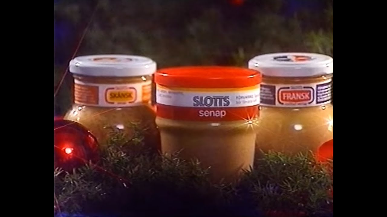 Slotts senap (TBC image)  TV3 reklam 18 Dec 1990
