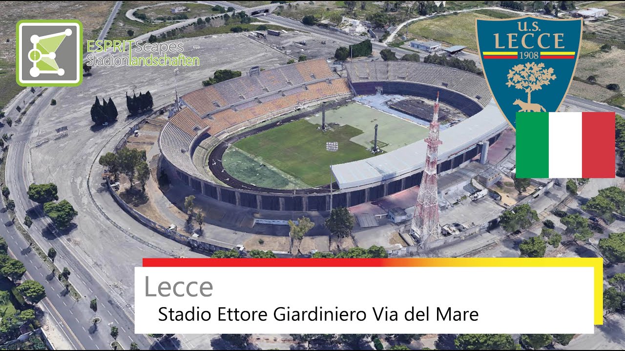 Stadio Ettore Giardiniero Via del Mare | U.S. Lecce | 2018 | Google Earth