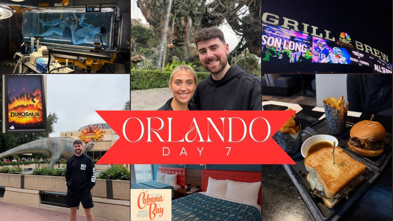 Dinosaur, Cabana Bay & NBC Sports Grill & Brew | Orlando Day 7