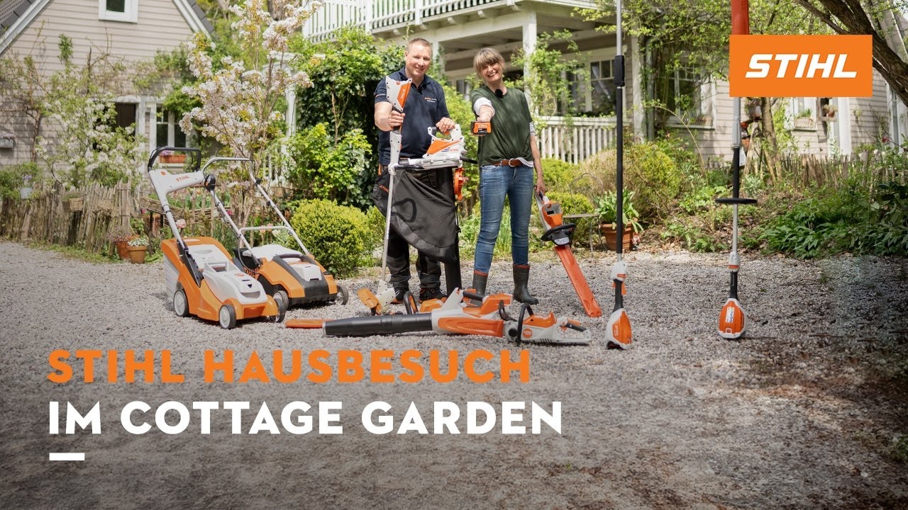 STIHL Hausbesuch | My cottage garden | Sarah Stiller testet das STIHL Akku AK-System