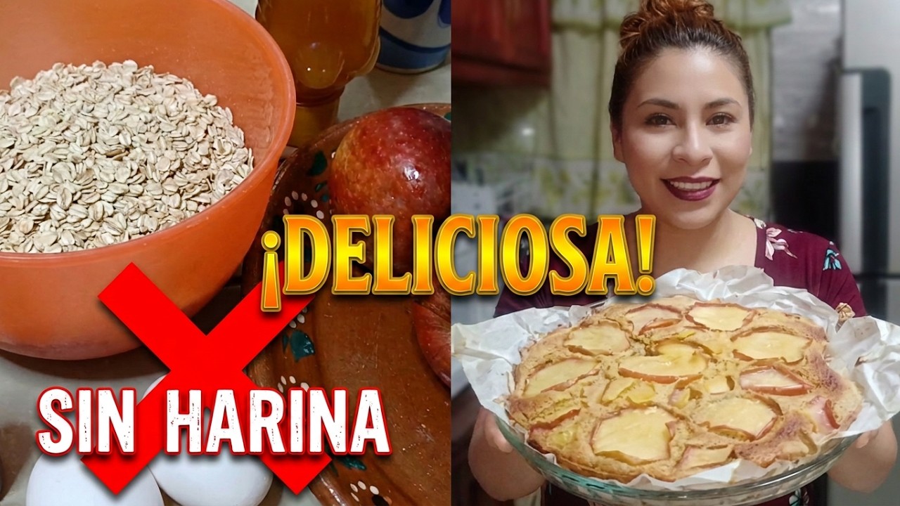 🍏 ¿El secreto de la tarta de manzana sin harina más esponjosa? ¡Descúbrelo aquí!