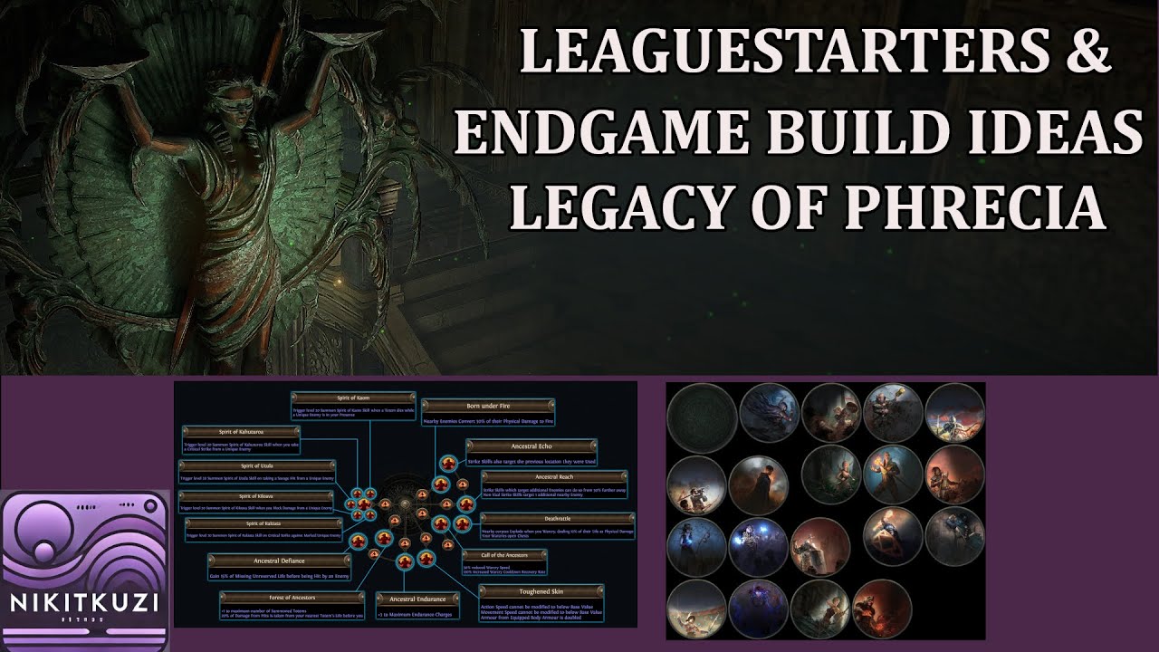 Poe 3.27 Legacy of Phrecia | Leaguestarters and Endgame Build Ideas | Inspiration builds