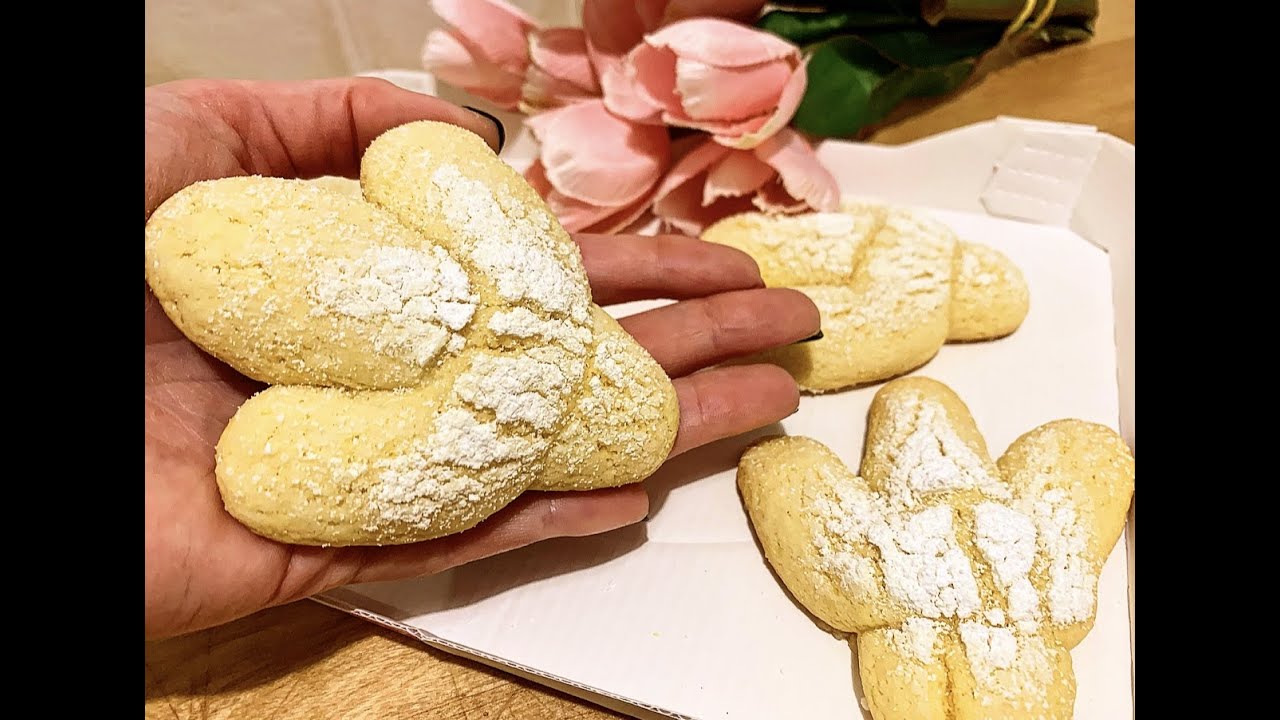 Biscotti Colombine Pasquali di Morbida Pasta Frolla Senza Stampo #shorts