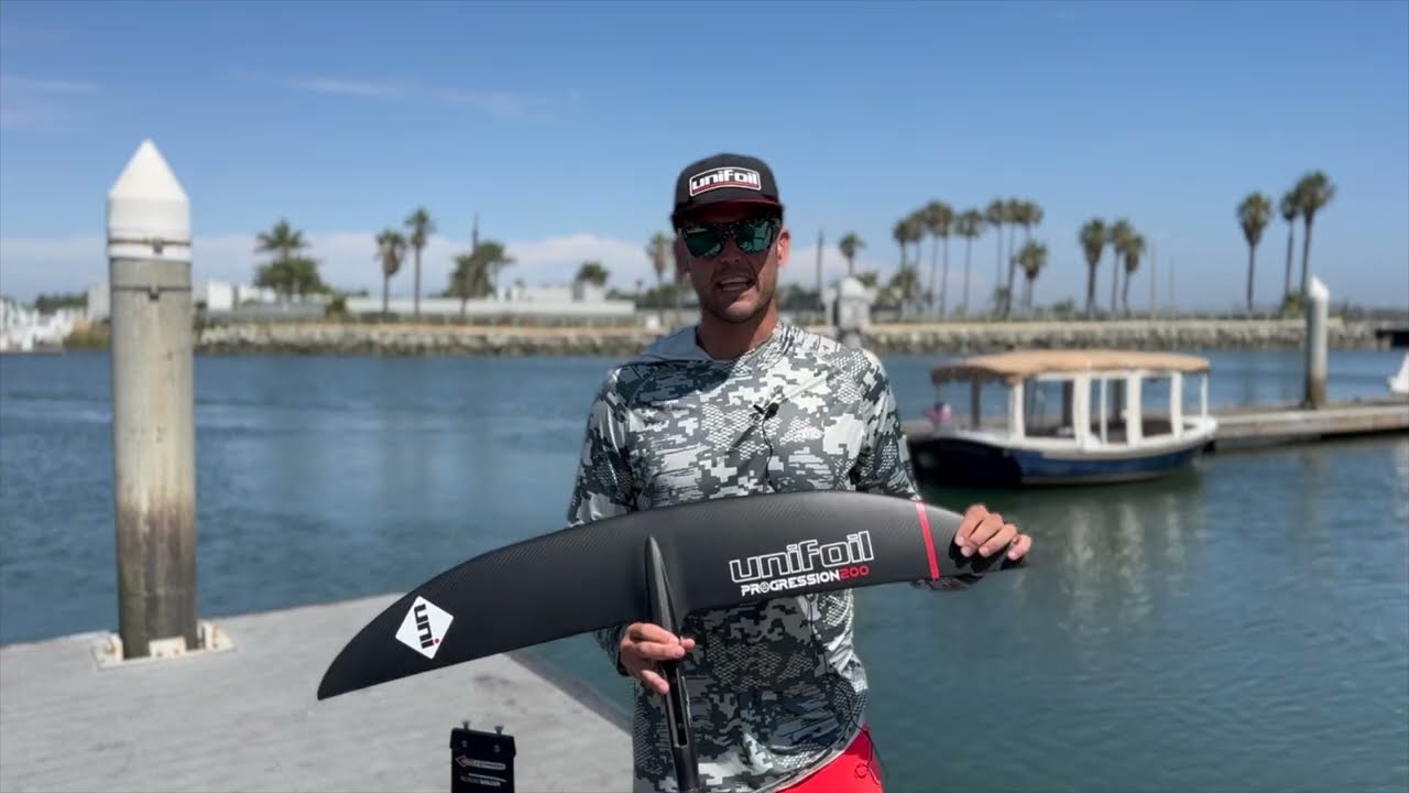 Unifoil Team Rider Patrick Israel Progression 200 Review & Dock Start Tips and Test
