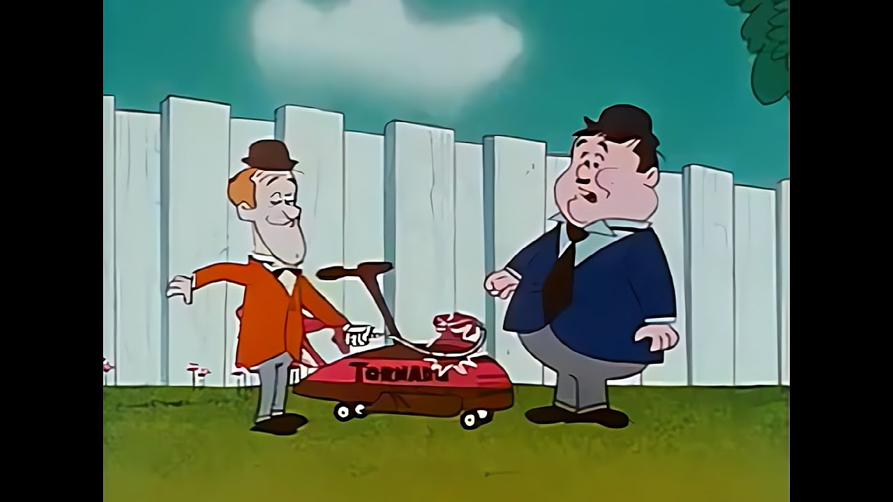 Stanlio i Olio - Opasna ma&scaron;ina za &scaron;i&scaron;anje trave (1966), remastered