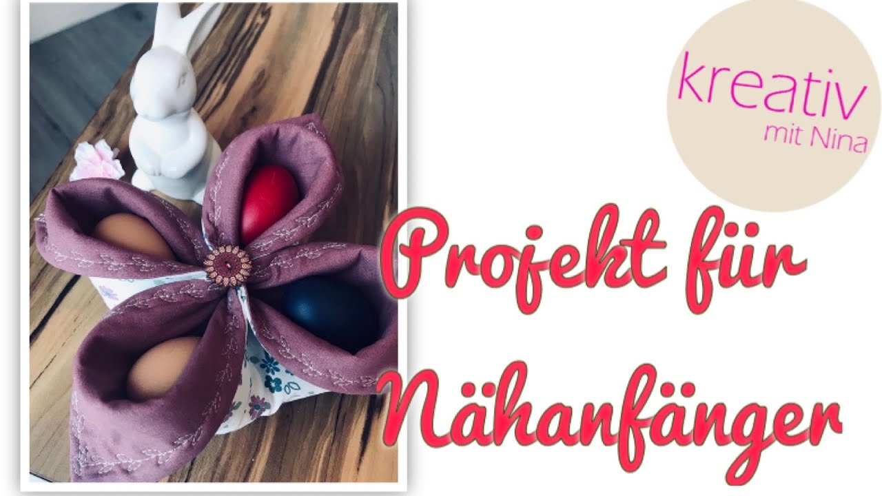 Nähen zu Ostern 🐣 Eierwärmer einfache kostenlose Anleitung eastern sew | DIY Osterdeko 2024