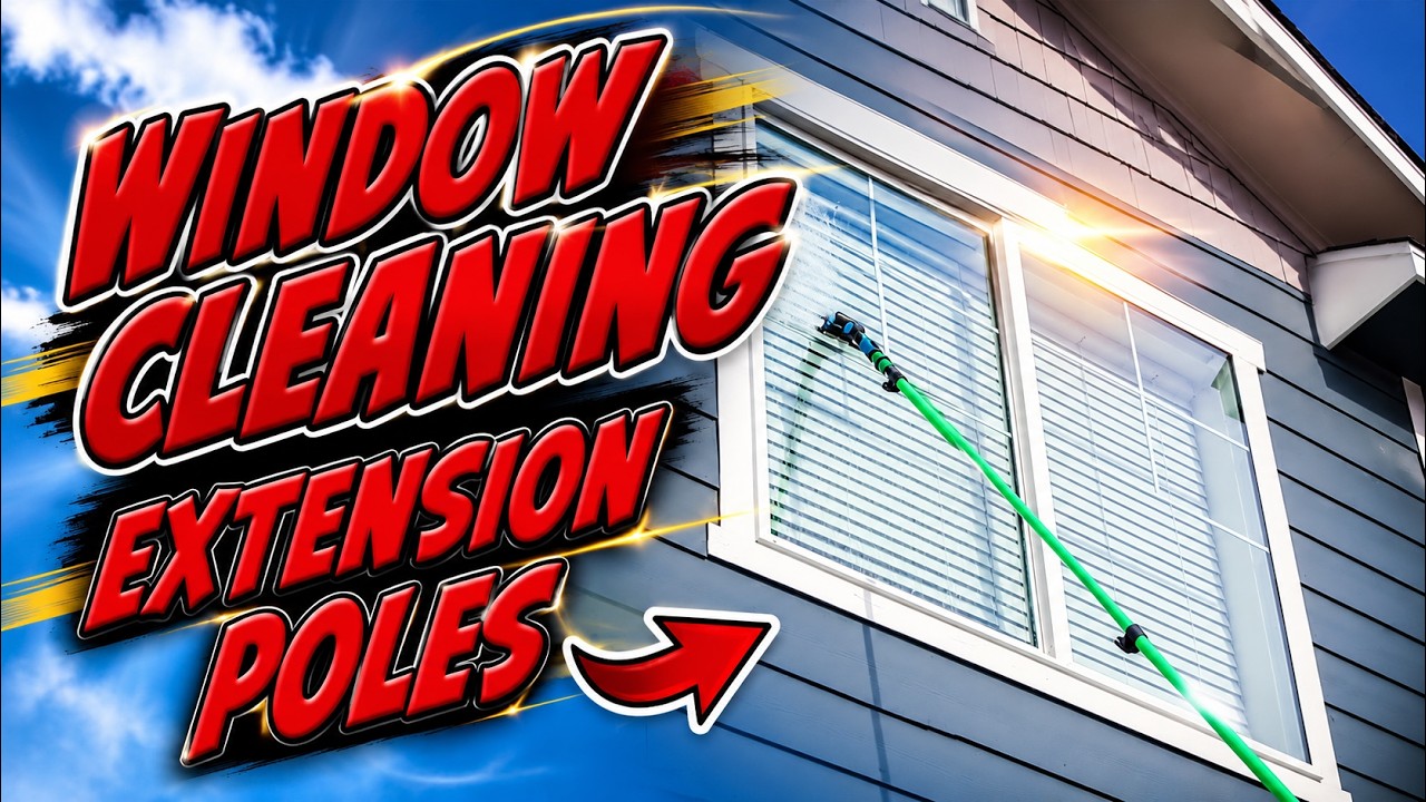 EXTENSION POLES FOR WINDOW CLEANING | TRAINING