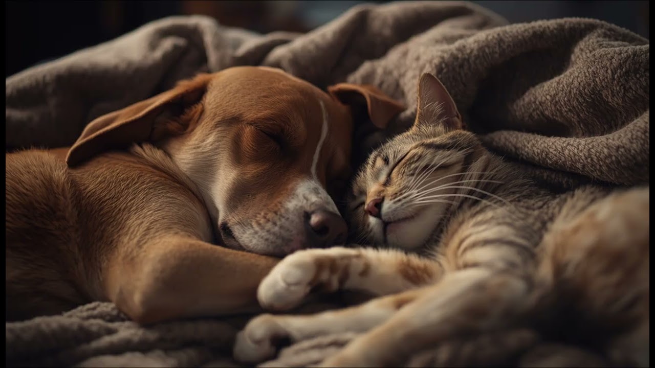 Calm Paws Series #5 Night Calm Music for Dogs / Stop Anxiety & Promote Deep Sleep ( 1Hour )