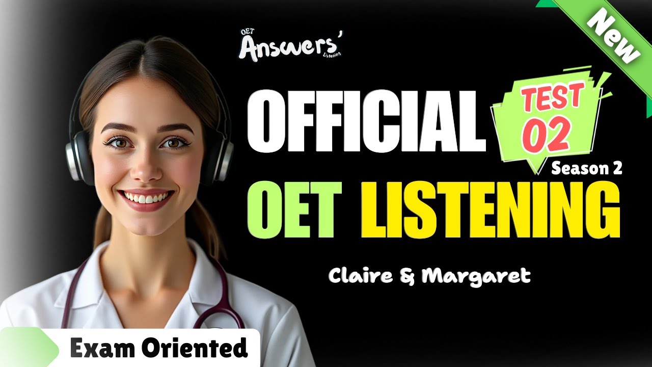 OET LISTENING TEST 06.05.2025 | #oet #oetexam #oetnursing #oetlisteningtest