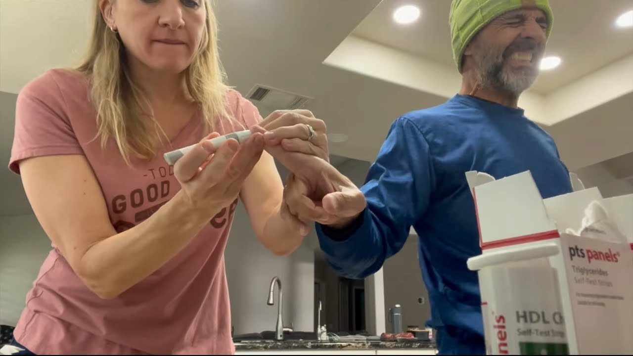 Home Cholesterol Check: Did We Successfully Lower It? Carnivore Diet Vlog Reveals All!