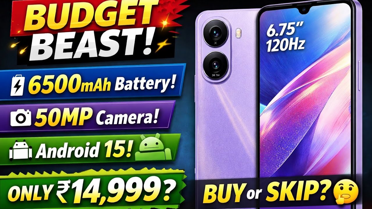Oppo K14x 5G Launched 🔥 6500mAh Battery + 50MP Camera | Price ₹14,999 