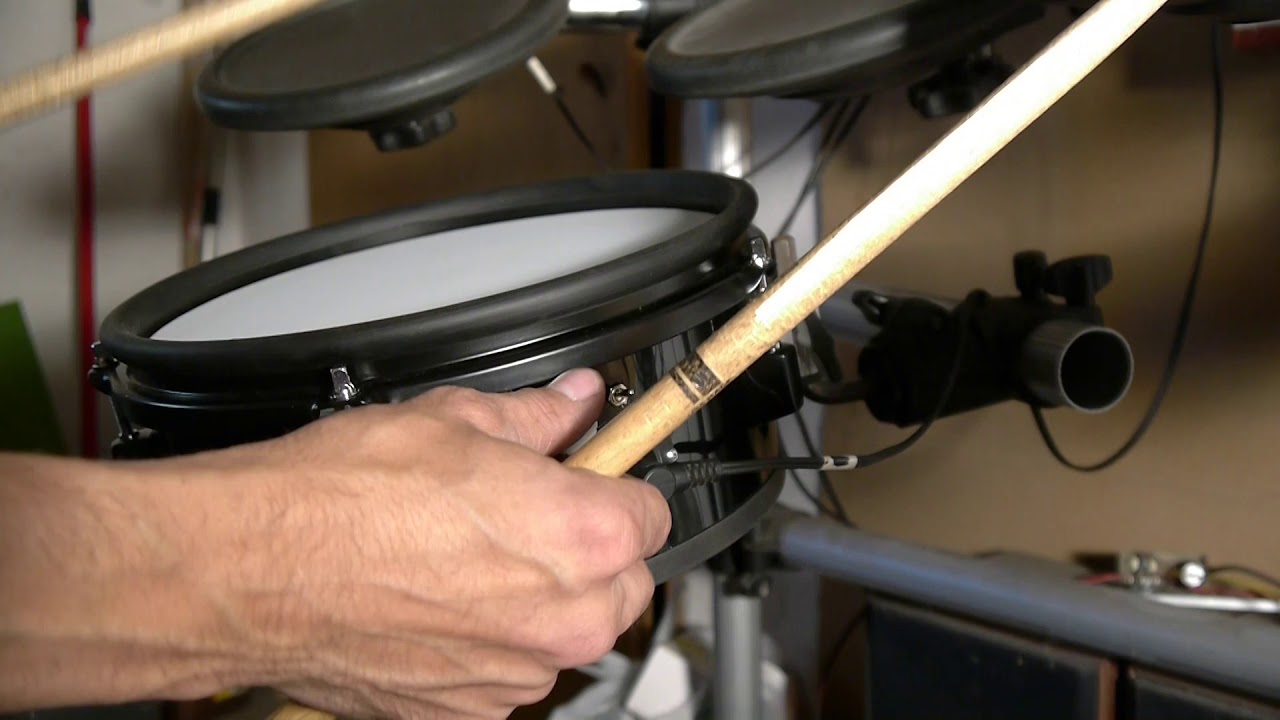 Yamaha DTXPRESS IV & pad DIG DRUM (po modyfikacjach)