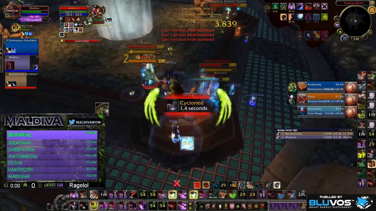Maldiva - HUGE Demonbolt One Shot! - Wow 6.2.4 Demonology Warlock PvP