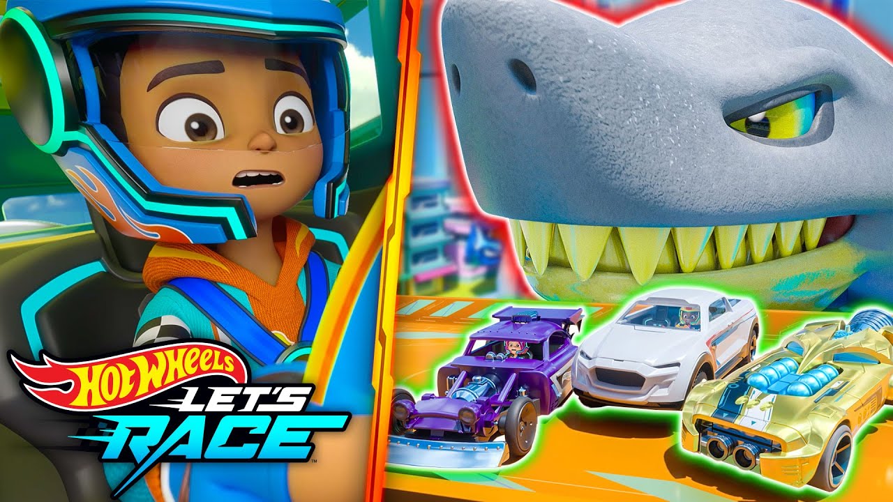 ¡Tiburón Gigante Ataca el Ultra Car Wash! 🧼🦈 | Hot Wheels: ¡Máxima velocidad!
