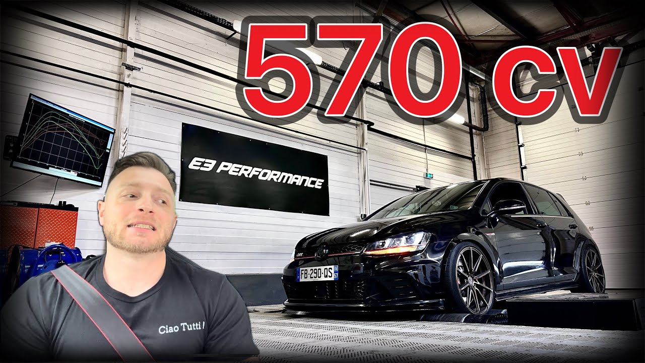 VW GOLF 7 GTI CLUBSPORT STAGE 4 (570cv) : ATTENTION ÇA TOURNE! 🔥😈