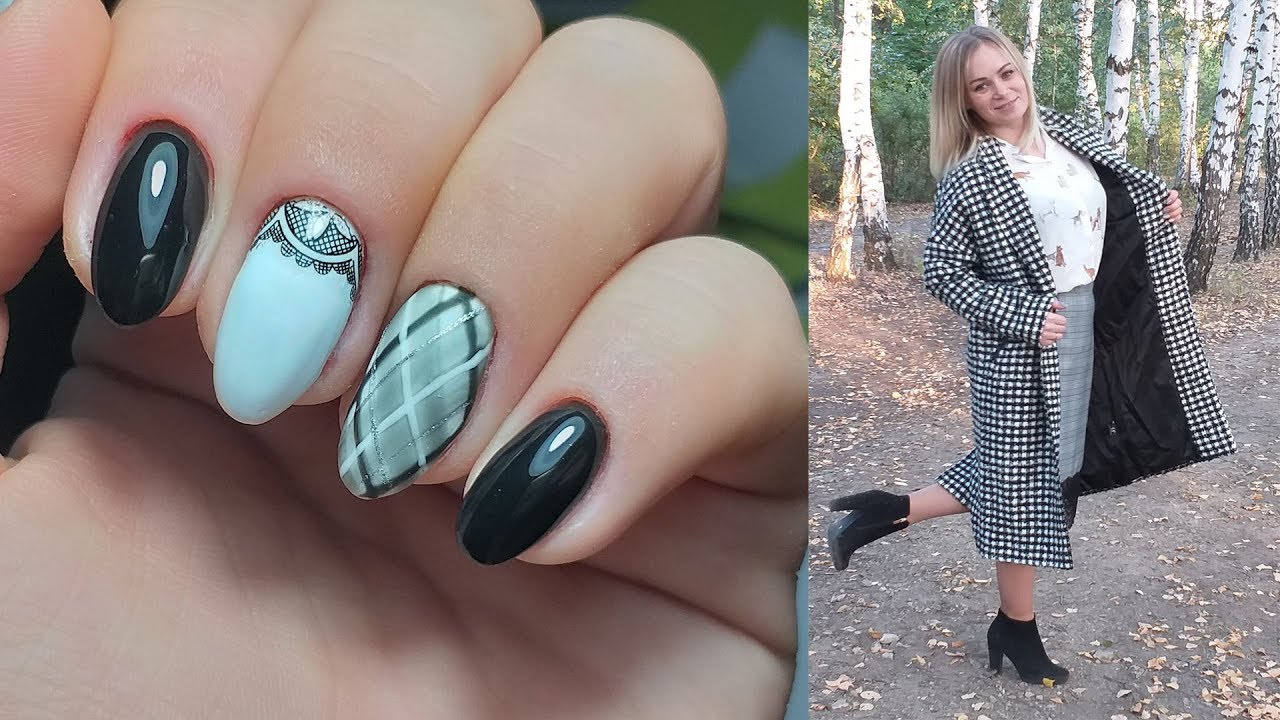 ❤ Дизайн КЛЕТКА на ногтях ❤ Дизайн под ОБРАЗ Светланы Зотовой ❤ Дизайн ногтей гель лаком ❤